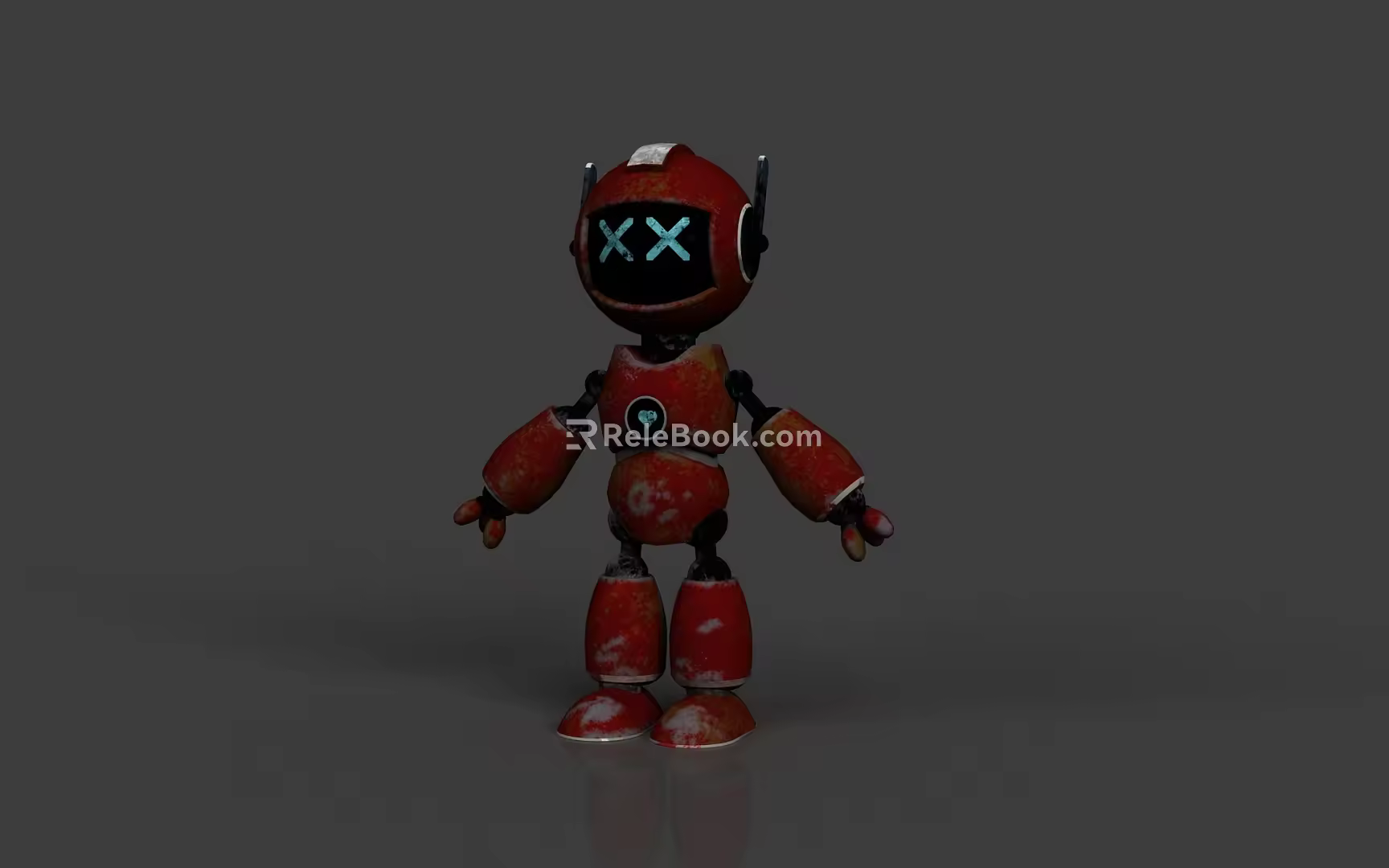 Robot Assistant Sci-Fi Small Robot 3d model