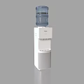 Ronshen White Vertical Water Dispenser With Blue Water Bottle For Daily Use
