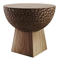 Middle Ancient Style Sofa Stool Low Stool Round Stool 3d model