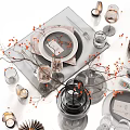 Modern Tableware 3d model