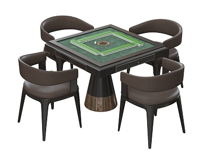 Mahjong Table 3d model