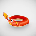 Red Crab Shaped Sports Equipment With Big Eyes For Kids Exercise Training