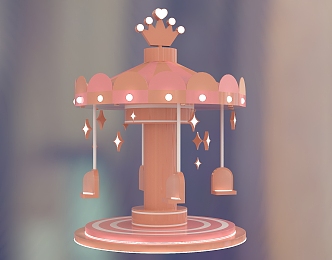 Modern Merry-Chen Carousel 3d model