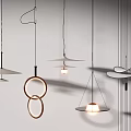 Modern chandelier 3d model