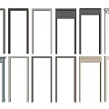 Various Styles And Colors Of Door Frames For Home Interior Design
