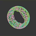 Golden Decorative Hollow Circular Furniture With Intricate Mesh Pattern Design