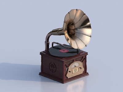 phonograph 3d model