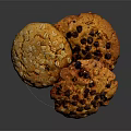Delicious Homemade Chocolate Chip Cookies With Oatmeal And Freshly Baked Goodness