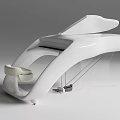 Musical Instruments And Art Supplies Modern White Streamlined Design With Creative Structure