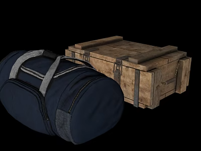 Modern Wooden Box Jedi Survival 3d model Modern Wooden Box Jedi Survival 3d model