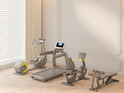 Treadmill combination 3d model