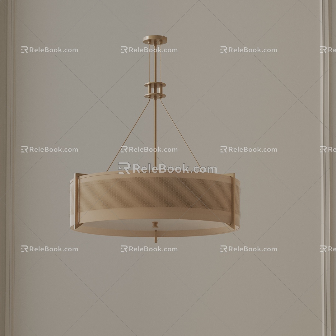 Modern chandelier 3d model