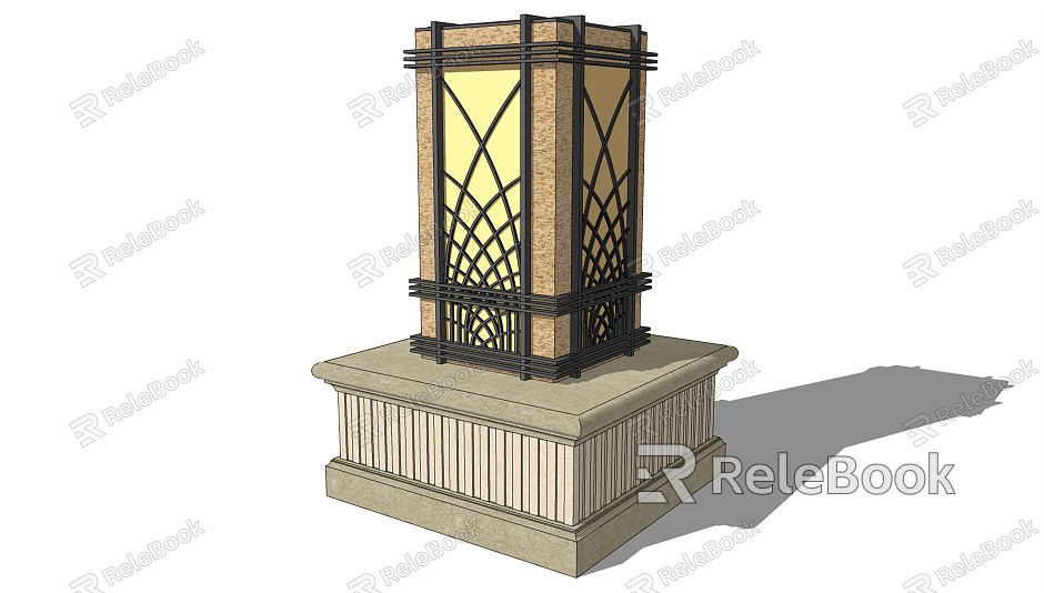 Modern lawn lamp landscape lamp low lamp lantern floor lamp garden lamp model