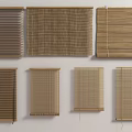 Various Bamboo And Wooden Window Blinds In Different Styles For Home Decor