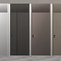 Modern Flush Doors In Various Colors With Wooden Texture For Interior Design
