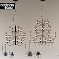 Modern Chandelier Design With 18 And 24 Bulb Options For Home Lighting Fixture
