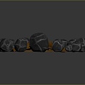 Stone Fire Rock Stone Stone Appreciation Stone Strange Stone Ore Realistic 3d model