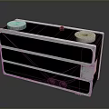 Classic Vintage Electronic Radio With Silver Knobs And Black Panel Design
