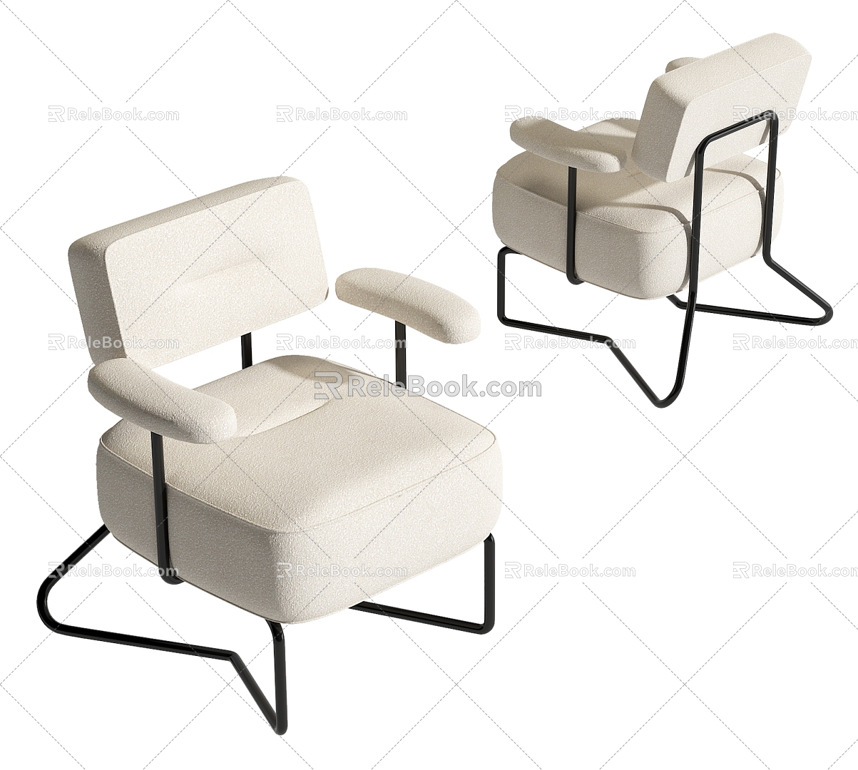 single chair 3d model