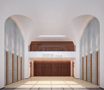 Modern Hospital Hall Hospital 3d model