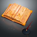 Books Books Ancient Books Classical Books Ancient Books Literature Materials Books Materials Learning Supplies Pen 3d model