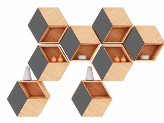 Modern wall decoration 3d model
