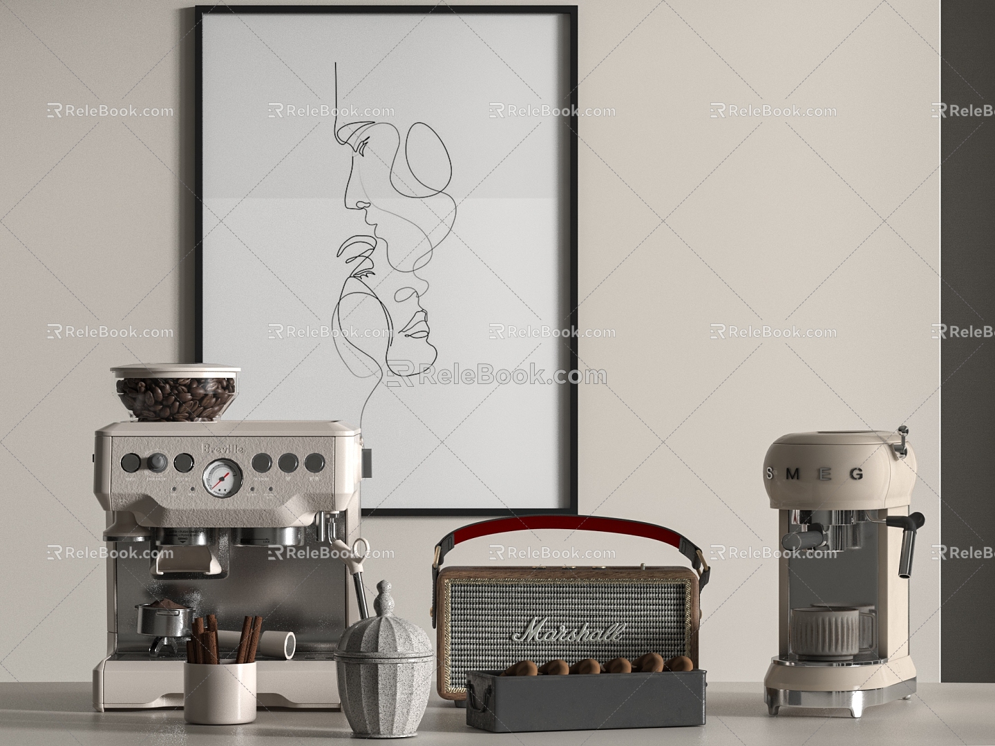 Coffee machine Coffee machine 3d model