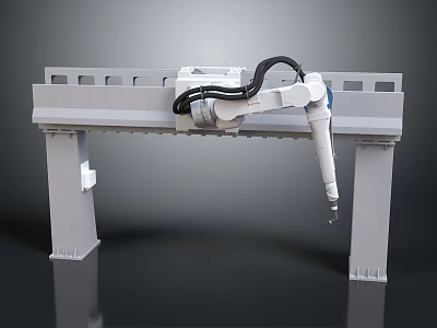 Industrial Robotic Arm Hardware Tool Structure With Precision Engineering Design 3d model