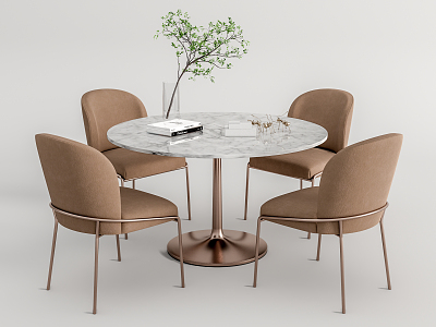 Modern leisure table and chair combination dining table and chair combination negotiation table and chair model