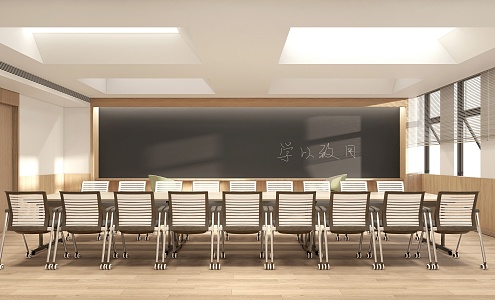 Classroom School Study Room Reading Room Single-storey Classroom Ordinary Classroom Manual Room 3d model