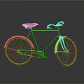 Sleek Teal Bicycle With Black Seat White Tire Rims Handlebars And Dark Background Reflection