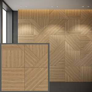 Modeling wood veneer wall panel wall panel modeling wall panel 3d model