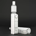 Black Modern Vaping Device As Daily Life Product With Digital Display And Control Button