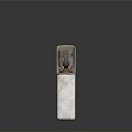 Silver Metal Lighter With NO WAR NO FASCISM Text And Burning Flame For Daily Use