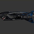 Modern Fighter Fighter Fighter Sci-fi Fighter 3d model