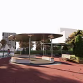Scenic Park Landscape Featuring Lush Green Spaces Walking Paths And Colorful Trees
