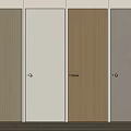 Modern Home Interior Hinged Doors with Wooden White and Gray Finishes Design