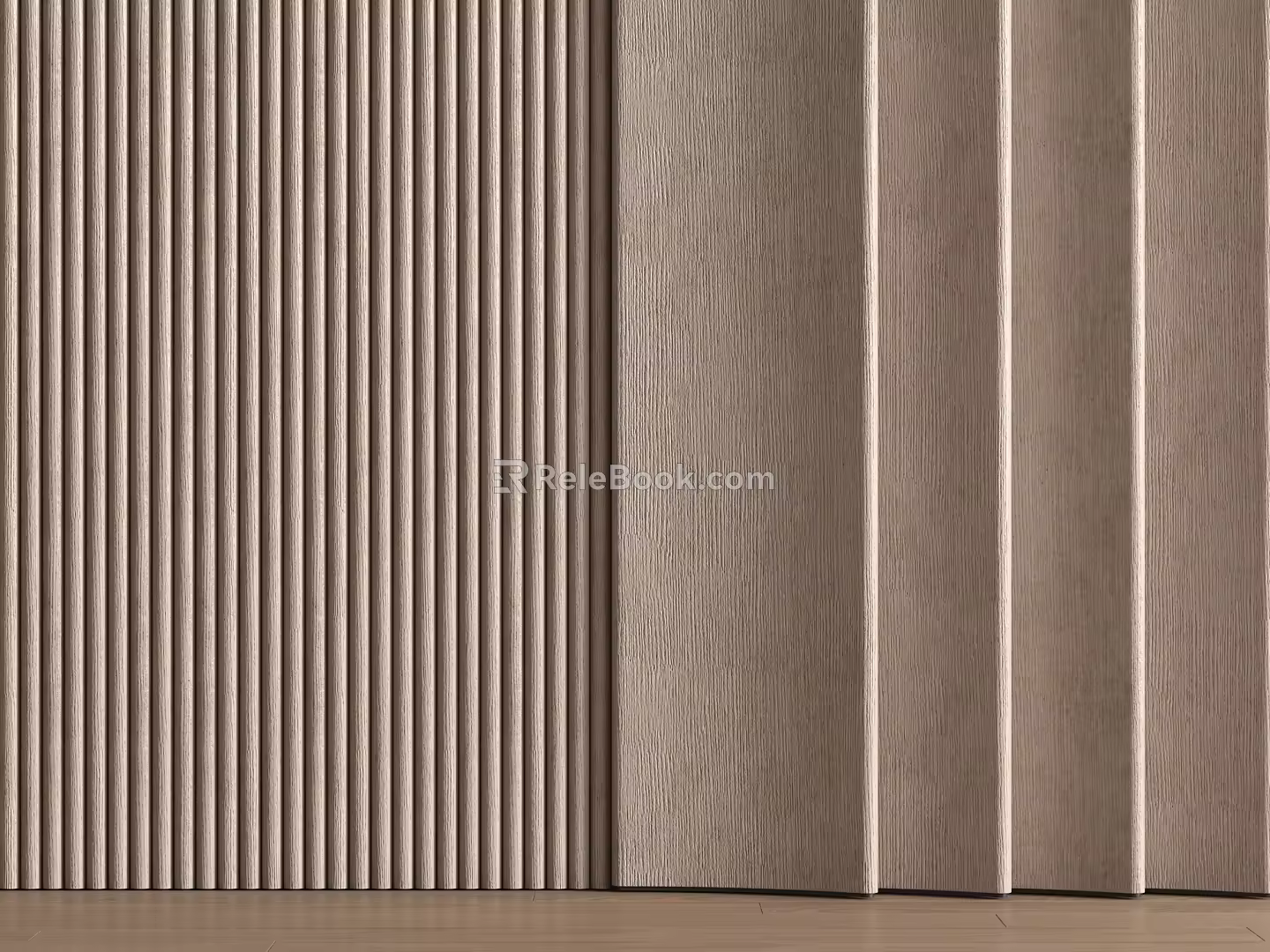 Modern bedside background wall 3d model