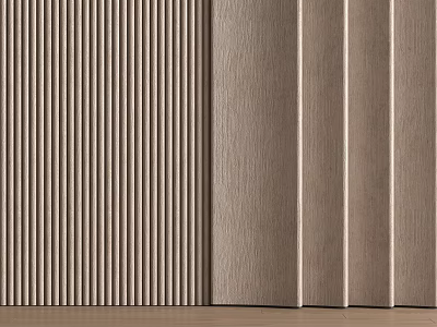 Modern bedside background wall 3d model