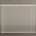White Horizontal Blinds Modern Design Window Treatment for Light Control and Privacy 3d model