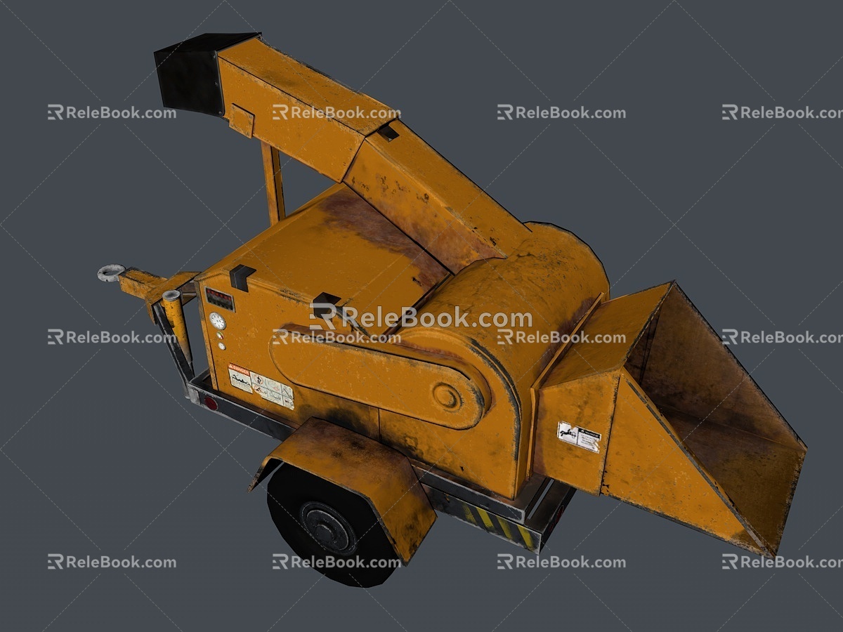 Excavator bulldozer engineering vehicle functional vehicle model