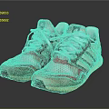Adidas Sports Shoes With Mesh Upper Red Gray Color And White Laces Design