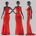 Modern Model Skirt Model 3d model