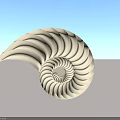 Modern Artistic Spiral Design Decorative Ornament Set For Home Decoration