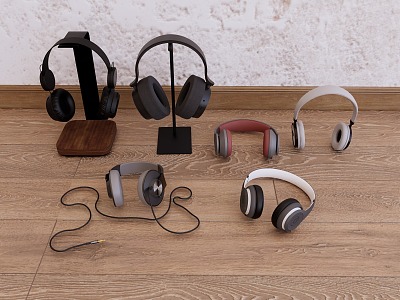Headphone combination 3d model