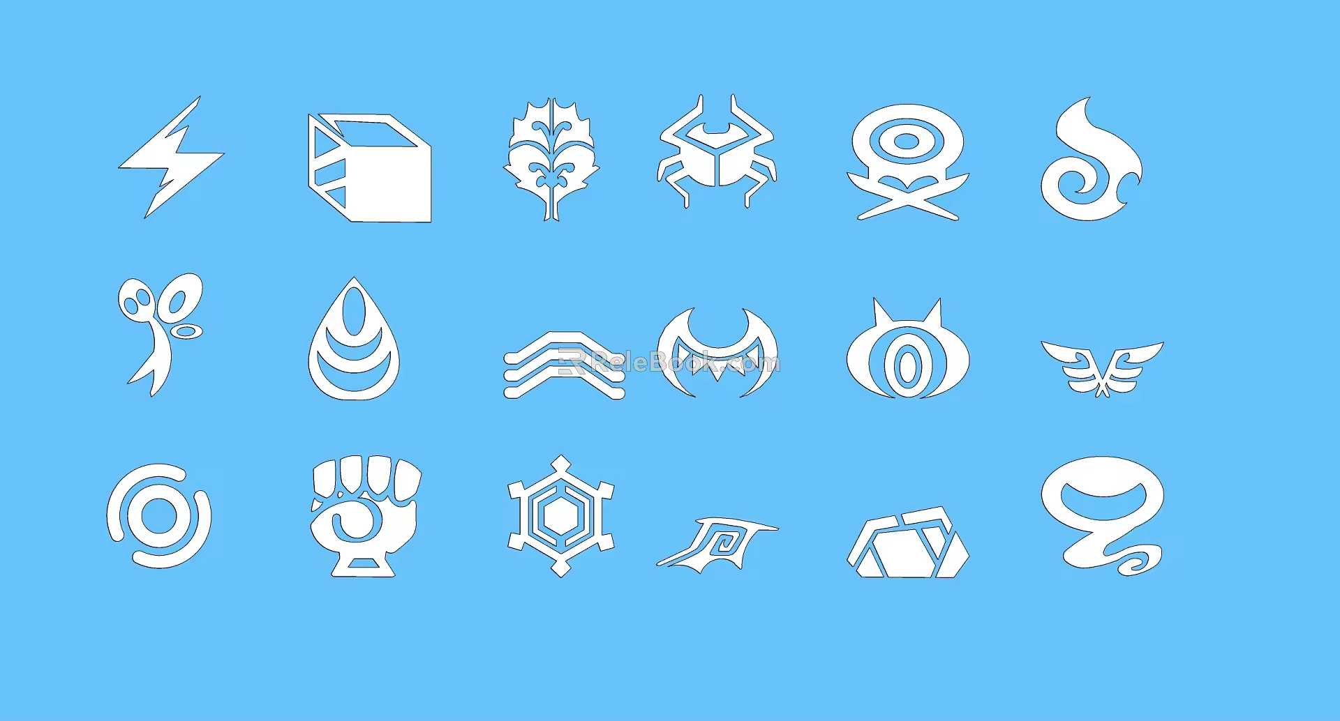 Element Symbol 3d model