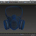 Gas Mask Gas Mask Biochemical Mask Gas Mask Simple Model Gas Mask Low Model Gas Mask Low Face Game Mask 3d model