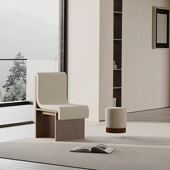 Modern Dining Chair 3d model