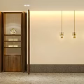 New Chinese Front Desk Aisway Public Area 3d model