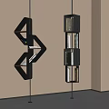 Creative Bookshelf Storage Rack Books 3d model